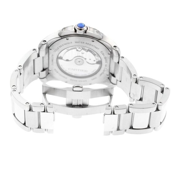 CARTIER Calibre de Cartier W7100016 Small seconds Automatic Men's Watch - Picture 10 of 11